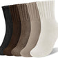 🧦5 Pairs Women's Solid Mid-calf Socks🎁