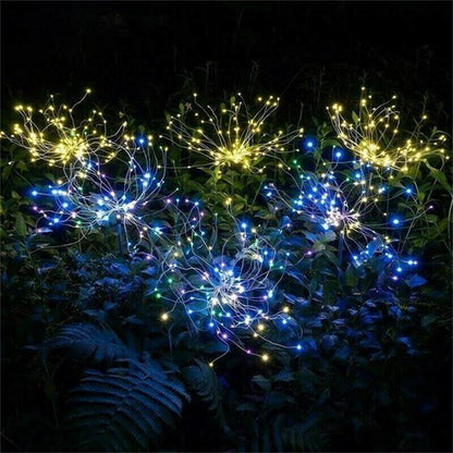 Wasserdichtes Solar Gartenfeuerwerk Licht