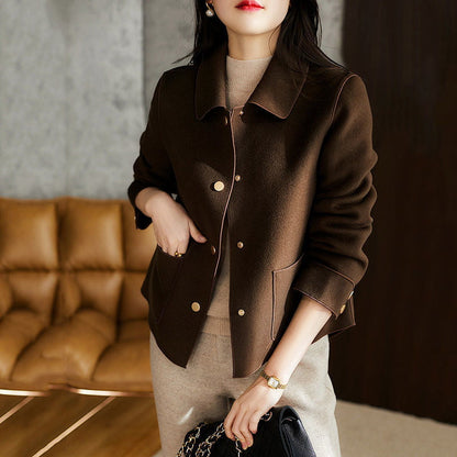 📢📢50% OFF !! ⏰Women's Fashion Short Fall Reversible Coat