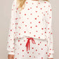 Heart Loungewear Two-piece Set