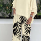 📢📢50% OFF !! ⏰Women's Elegant Flowy Top & Printed Pants Set