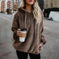 Fashion Warm Casual Loose Hooded Sweatshirt（50% OFF）