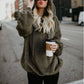 Fashion Warm Casual Loose Hooded Sweatshirt（50% OFF）
