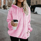 Fashion Warm Casual Loose Hooded Sweatshirt（50% OFF）