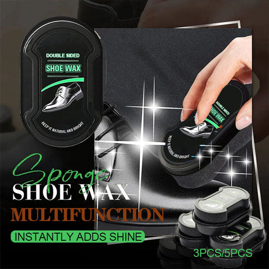 🔥Hot Sale🔥Portable Multi-Purpose Care Shoe Wax (including Shoe brush)👞✨Instant Shine, Anytime Anywhere!🧽