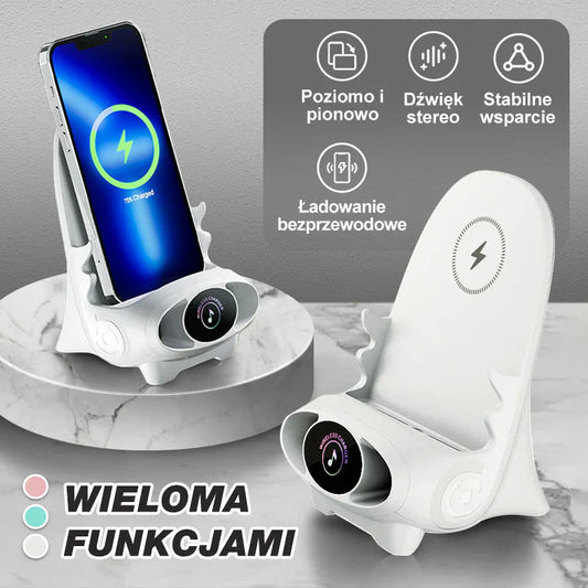 🔥Bestseller🔥 Wielofunkcyjny uchwyt na telefon z bezprzewodową szybką ładowarką Mini Chair