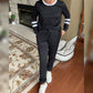 🔥Women’s 2-Piece Crewneck Color-Block Sweatsuit
