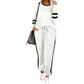 🔥Women’s 2-Piece Crewneck Color-Block Sweatsuit