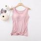 Women's Classic Solid Colour Built-in Bra Tank Top🎉