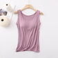 Women's Classic Solid Colour Built-in Bra Tank Top🎉