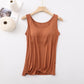 Women's Classic Solid Colour Built-in Bra Tank Top🎉