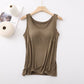 Women's Classic Solid Colour Built-in Bra Tank Top🎉