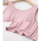 Women's Classic Solid Colour Built-in Bra Tank Top🎉