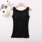 Women's Classic Solid Colour Built-in Bra Tank Top🎉