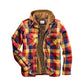 ⏳New Arrivals 50% Off⏰ Quilted lined plaid jacket with hood for men