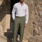✨Men's Solid Color Straight Casual Trousers