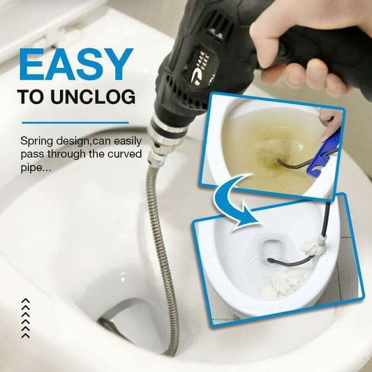 🚽 50% OFF NOW! ⚡ Electric Drain Dredging Spring – Powerful Unclogging, Flexible Cable & Easy to Operate 🛠️
