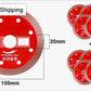 Ultra-thin master（50%OFF） cutting discs for corrugated tiles.