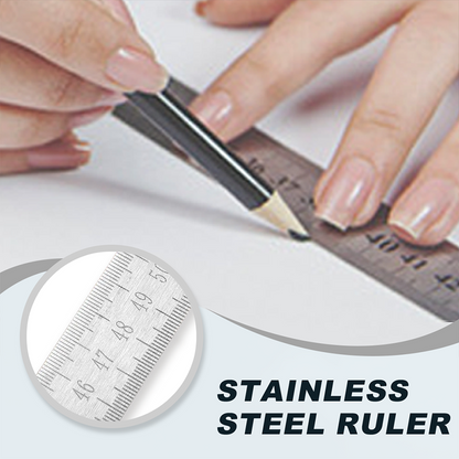 🔥Half price for the second one🔥Multifunctional Portable Self-Defense Stainless Steel Ruler