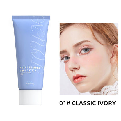 "✨ Natural Radiance Foundation | 24H Waterproof Wear 💦 | Vegan & Non-Comedogenic 🌿"