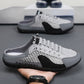 Men’s Breathable Mesh Slip-On Half Slippers