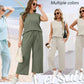 🌺 Hot Sale 49% OFF🌺 New Women's  Sleeveless Top & Wide-Leg Pants 2-Piece Set