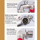 Universal Stainless Steel Double Outlet Garden Water Faucet