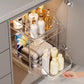 Acrylic Pull-Out Storage Organizer: Multi-Compartment & Practical