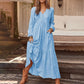 🌸Hot Sale 50% OFF💖Women's Casual Versatile Loose V-Neck Dresses