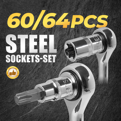 🔩 Ultimate socket set for mechanics – CR-V Steel Sockets Set