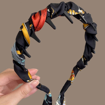 Pretty Everyday Wrap Headband with Comb Teeth