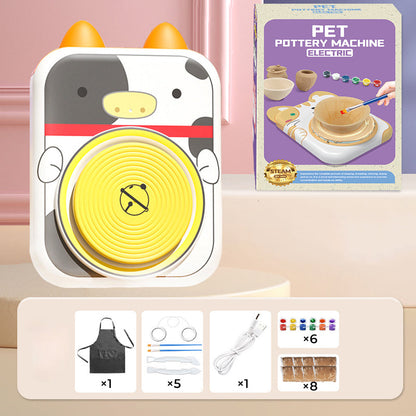 Cute Animal Pottery Wheel Set for Kids
