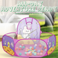Foldable Children Ball Pool with Basketball Hoop