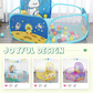 Foldable Children Ball Pool with Basketball Hoop