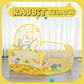 Foldable Children Ball Pool with Basketball Hoop