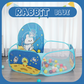Foldable Children Ball Pool with Basketball Hoop