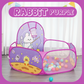 Foldable Children Ball Pool with Basketball Hoop