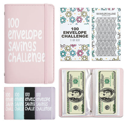 🔥100 Days Money Saving Challenge Coin Envelope BudgetStorage Book💵