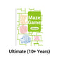 Four-Level Progressive Maze Book Set for Children