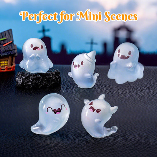 👻Cute Glow-in-the-Dark Mini Ghost Figurines