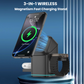 3-in-1 Wireless Magnetism Fast Charging Stand