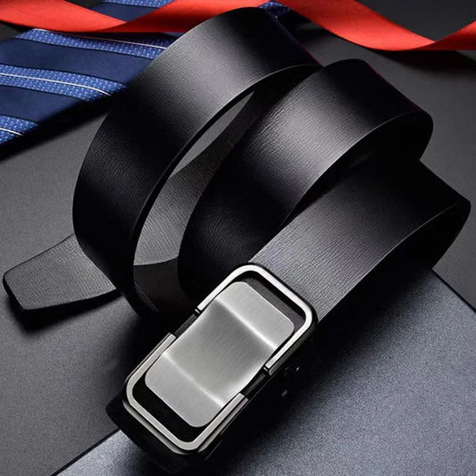 Popular Automatic Buckle Men's Leather Belt