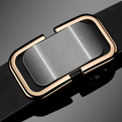 Popular Automatic Buckle Men's Leather Belt