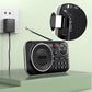 Multifunktionell bärbar Bluetooth-radio och inspelare