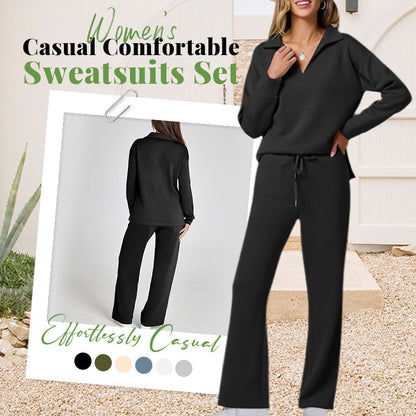 👚 49% OFF NOW! 🏃‍♀️ Women's Casual Sweatsuits Set - Soft & Breathable for Lounge or Sport, Relaxed Fit with Modern Style 🌸📦