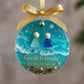⏳Friendship Sea Glass Christmas Ornament🌊✨Shaped by Nature & Crafted by Hand💝