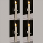 Led Taper Candles With Sensor & Suction Cup