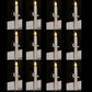 Led Taper Candles With Sensor & Suction Cup