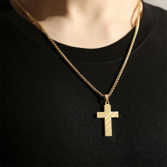 🏆Flash Sale⚡ 50K+ SOLD! Almost Gone-💥🎉✨Flag Cross Necklace,Best Gifts