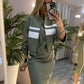 🔥Hot Sale: 50% Off-Women's Stand Collar Jacket & Dress Set